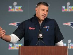 A primeira lição que Mike Vrabel enfatizou aos Patriots foi a importância do respeito O técnico do Patriots, Mike Vrabel, fala com a mídia em 5 de fevereiro de 2026, em preparação para o Super Bowl de domingo.