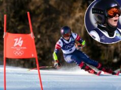 A seca de medalhas olímpicas de Mikaela Shiffrin continua com queda no slalom gigante Mikaela Shiffrin, dos EUA, compete na segunda corrida do evento de slalom gigante feminino nos Jogos Olímpicos de Inverno, em 15 de fevereiro de 2026.