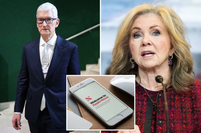 A senadora Marsha Blackburn exige que Tim Cook, da Apple, explique o preconceito anticonservador no aplicativo de notícias: ‘Um desserviço’
