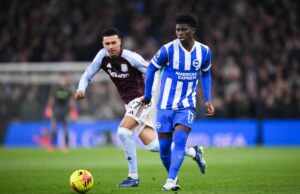 A substituição de Carlos Baleba aos 22 minutos deve fazer com que a transferência do Man Utd seja repensada A substituição de Carlos Baleba aos 22 minutos deve fazer com que a transferência do Man Utd seja repensada