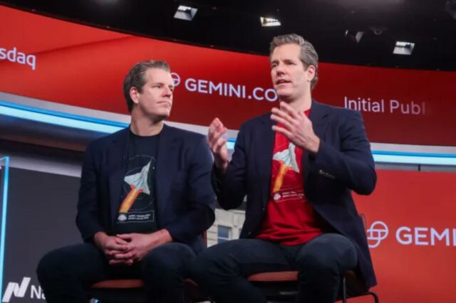 A troca de criptografia Gemini dos gêmeos Winklevoss corta 25% da força de trabalho à medida que o bitcoin cai

