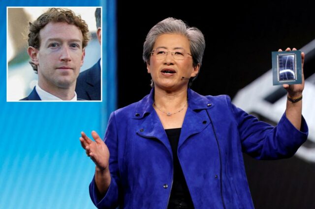 AMD fecha acordo de sucesso de US$ 100 bilhões em chips de IA com Meta de Mark Zuckerberg

