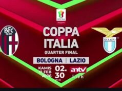 ANTV ao vivo! Bologna x Lazio está acontecendo atualmente pelas quartas de final da Coppa Itália ANTV ao vivo! Bologna x Lazio está acontecendo atualmente pelas quartas de final da Coppa Itália