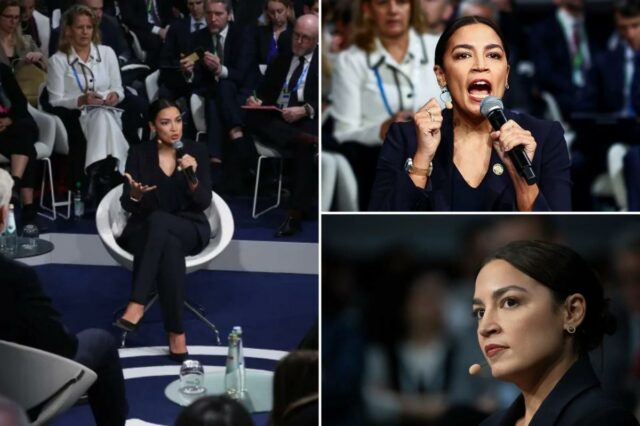 AOC afirma que sua performance cheia de gafes em Munique foi “bem recebida” pelos europeus: “Distrair da substância” 
