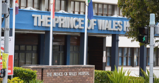 Uma mulher morreu com COVID-19 no Hospital Prince of Wales em Randwick.