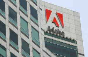 Após reação negativa, a Adobe cancela o desligamento do Adobe Animate e coloca o aplicativo em ‘modo de manutenção’ Adobe logo on San Jose, CA headquarters.