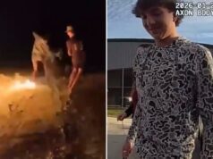 Adolescente da Flórida ateia fogo em um amigo enquanto brinca com gasolina enquanto colegas riem, programas de vídeo perturbadores Adolescente da Flórida ateia fogo em um amigo enquanto brinca com gasolina enquanto colegas riem, programas de vídeo perturbadores