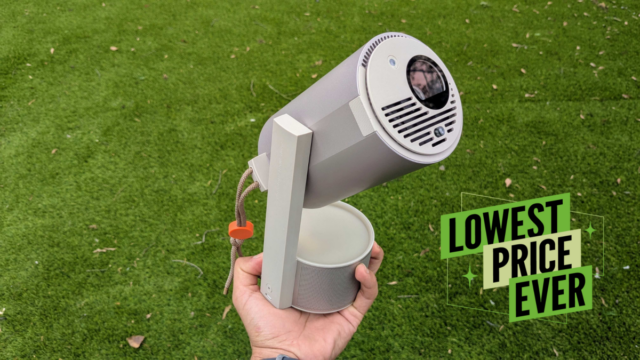 Adoro este projetor portátil e este pacote o torna um negócio ainda melhor
