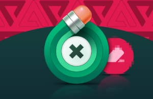 Adoro o Magic Eraser do Google, mas este aplicativo é melhor Selfie de grupo mostrando rostos pixelados e uma máscara de IA brilhante substituindo o rosto de uma mulher, cercada por rótulos de edição como ‘Pele Perfeita’ e ‘Sorriso Melhorado’.