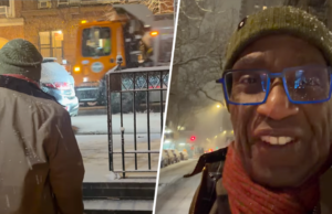 Al Roker documenta seu trajeto para o Studio 1A de HOJE durante a nevasca de Nova York Al Roker documenta seu trajeto para o Studio 1A de HOJE durante a nevasca de Nova York