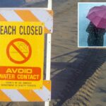 Alerta de natação em todas as praias do condado de Los Angeles conforme os níveis de bactérias aumentam