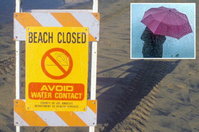 Alerta de natação em todas as praias do condado de Los Angeles conforme os níveis de bactérias aumentam
