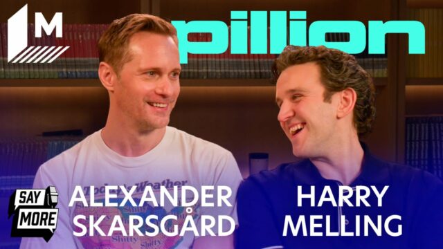 Alexander Skarsgård e Harry Melling revelam a parte mais difícil de fazer o romance quente e estranho Pillion
