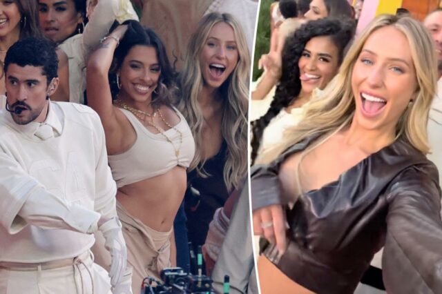 Alix Earle rebate as críticas sobre a participação ‘imerecida’ no Alix Earle rebate as críticas sobre a participação ‘imerecida’ no show do intervalo do Super Bowl 2026 de Bad Bunny