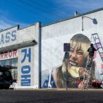 Alysa Liu inspira mural que é 'um pouco áspero nas bordas, mas bonito ao mesmo tempo'