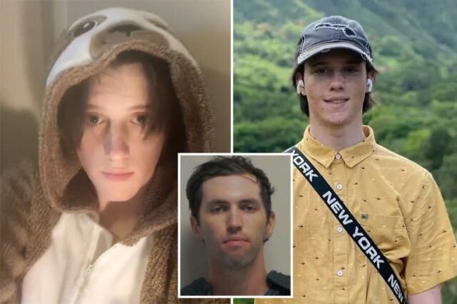 Lance Twiggs vestindo um macacão de preguiça.