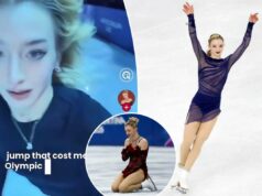 Amber Glenn cai no gelo para reviver o momento que lhe custou a medalha de ouro olímpica Amber Glenn cometeu um erro caro no programa curto feminino nos Jogos Olímpicos de Inverno de 2026.