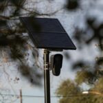 A Flock surveillance camera in Houston, Texas, US, on Wednesday, Feb. 4, 2026. Flock counts more than 6,000 customers that are using its license plate readers, camera-equipped drones, gunshot detection devices and software, with customers in every state except Alaska. Photographer: Antranik Tavitian/Bloomberg via Getty Images