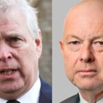 Gary Bloxsome (à direita) é o consultor jurídico de Andrew desde sua entrevista no Newsnight em 2019.