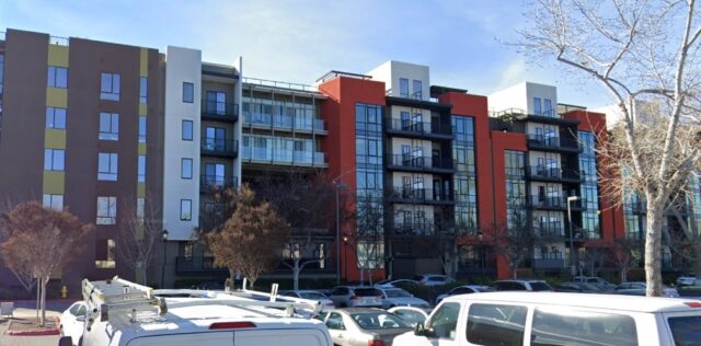 Misora, um complexo de apartamentos de 212 unidades na esquina da Olsen Avenue com a Hatton Street, no bairro de Santana Row, no oeste de San Jose.(Google Maps)