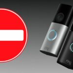 Após reação negativa à privacidade do Ring, empresa abandona planos de parceria policial | Tocar campainhas mostradas ao lado de uma placa de proibição de entrada