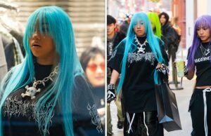 Aquisição de néon da North West com amigos na Alexander Wang em Nova York noroeste-sub-backgrid-2