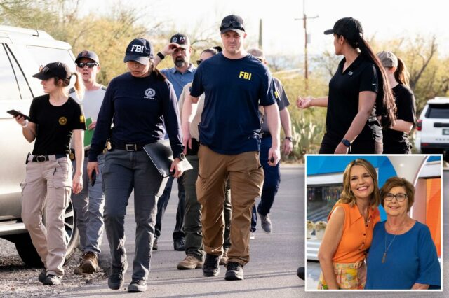 Os agentes do FBI estão atualmente indo de porta em porta na vizinhança de Annie Guthrie.