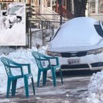 As guerras nos estacionamentos sob tempestades de neve tornam-se violentas à medida que as cidades reprimem, os vizinhos entram em conflito e a polícia alerta sobre a escalada