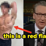 Uma pessoa uniformizada conversa com outra pessoa à mesa da cozinha em uma sala em estilo de meados do século