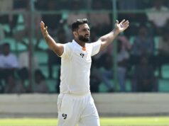 Auqib Nabi torna-se o maior ganhador de postigos da temporada 2025-26 do Troféu Ranji com 60 postigos Auqib Nabi torna-se o maior ganhador de postigos da temporada 2025-26 do Troféu Ranji com 60 postigos