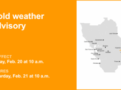 Aviso de tempo frio em vigor no Vale de Yosemite até a manhã de sábado – temperaturas cairão para 10 Aviso de tempo frio em vigor no Vale de Yosemite até a manhã de sábado – temperaturas cairão para 10