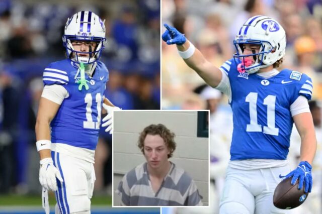 BYU diz que o wide receiver Parker Kingston acusado de estupro não é mais estudante lá
