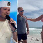 O processo de Brian Littrell contra uma mulher que ele afirma ter invadido sua propriedade privada na praia foi rejeitado. Nathan Congleton/NBC via Getty Images