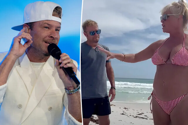 O processo de Brian Littrell contra uma mulher que ele afirma ter invadido sua propriedade privada na praia foi rejeitado. Nathan Congleton/NBC via Getty Images