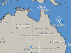 Baixo risco de formação de ciclone na costa de Queensland, dizem meteorologistas baixa tropical