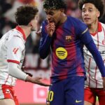 Barcelona perde para o Girona por 2 a 1 após pênalti falhado por Lamine Yamal