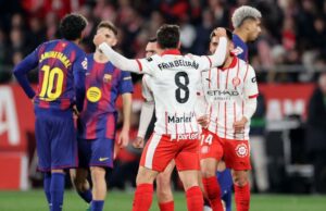 Barcelona surpreendeu o Girona por 2 a 1 e deixou o Real Madrid na liderança da La Liga Barcelona surpreendeu o Girona por 2 a 1 e deixou o Real Madrid na liderança da La Liga