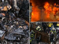 Bebê de 17 dias desaparecido após o inferno doméstico em Nova York que matou uma mulher e ‘derreteu a pele’ do homem Bebê de 17 dias desaparecido após o inferno doméstico em Nova York que matou uma mulher e 'derreteu a pele' do homem