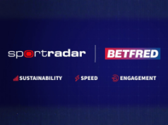 Betfred aprofunda parceria tecnológica com Sportradar Fundo azul profundo com logotipo da Sportradar no lado esquerdo e logotipo da Betfred no lado direito. Betfred aprofunda parceria tecnológica com Sportradar