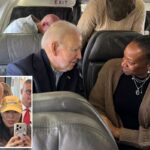 Biden voa para a Carolina do Sul para uma rara parada de campanha após o diagnóstico de câncer – tenta tirar uma selfie ‘estranha’ com um apoiador