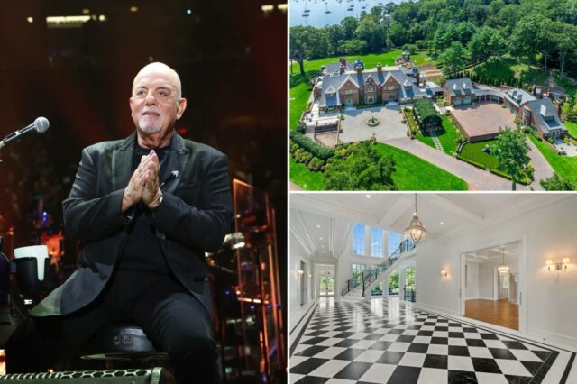 Billy Joel retirou do mercado sua mansão à beira-mar de US$ 29,9 milhões em Long Island
