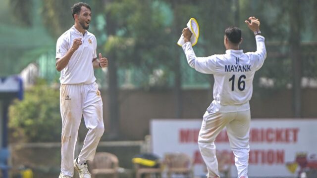 Bom lance para perder, diz Prasidh depois que Karnataka derrotou Bom lance para perder, diz Prasidh depois que Karnataka derrotou Mumbai por 120 nas quartas de final do Troféu Ranji