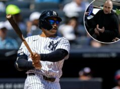 Brian Cashman acha que os Yankees conseguiram uma ‘pechincha’ de Trent Grisham com oferta de qualificação O defensor externo do New York Yankees, Trent Grisham (12), faz um home run solo.