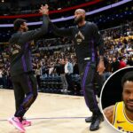 Bronny James lidera o ritual pré-jogo do Lakers no lugar de LeBron durante o momento viral contra o Spurs