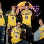 CORTIS assiste ao primeiro jogo do Lakers antes do desempenho do NBA All-Star