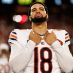 Chicago Bears quarterback Caleb Williams during San Francisco 49ers game