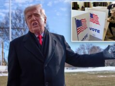 Câmara aprova projeto de lei apoiado por Trump que exige que os eleitores mostrem documento de identidade com foto antes de votar Presidente Donald Trump falando aos repórteres antes de embarcar no Marine One.