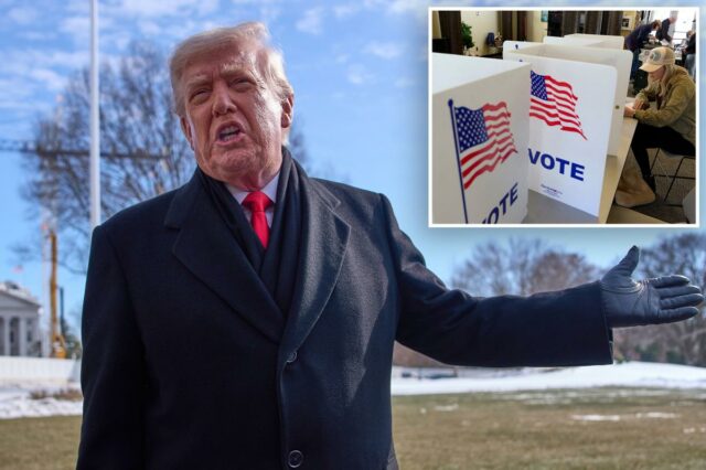 Presidente Donald Trump falando aos repórteres antes de embarcar no Marine One.