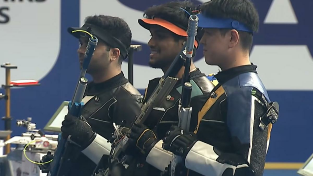 Campeonato Asiático de 2026, Rifle e Pistola: Rudrankksh e Babuta completam 1-2 em rifle de ar 10m
