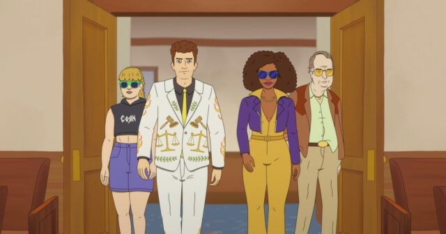 Canalizando Adult Swim, 'Strip Law' da Netflix fica grosseiro no tribunal
